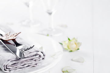 Valentines table setting