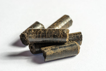 Torrefied wood pellets