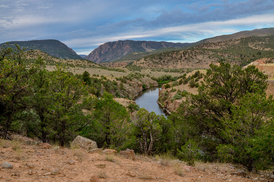 Colorado river headwaters scenic view 
Radium, Grand County, Colorado, USA