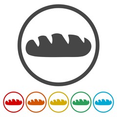 Bread Icon Vector, Bread icon vector illustration 