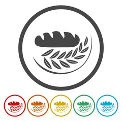 Bread Icon Vector, Bread icon vector illustration 
