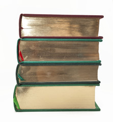 Fototapeta premium antique books &nbsp; on a white background