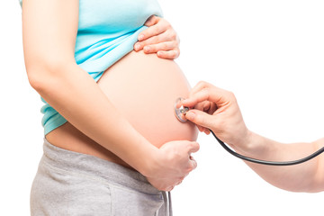 the expectant mother and the attending obstetrician isolation