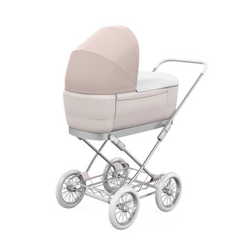 Baby Stroller Isolated