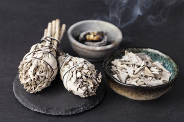 Incense of Salvia Apiana (White sage, sacred sage, bee sage, california sage)