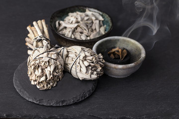 Incense of Salvia Apiana (White sage, sacred sage, bee sage, california sage)