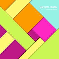 Vector material design background. Abstract creative concept layout template. For web and mobile app, paper art illustration design. style blank, poster, booklet. Motion wallpaper element. Flat ui