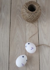 Easter, happy eggs. Beautiful background
