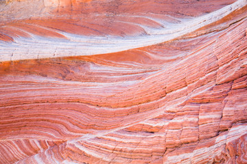 Obraz premium Pink and white sandstone layers