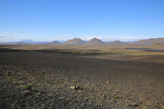 Vulkanlandschaft in Island