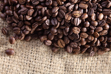 Fototapeta premium roasted coffee bean