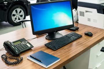 Fototapeta premium Office work place