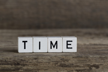 Time, written in cubes