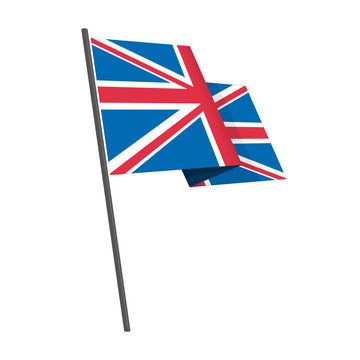 British flag vector.
