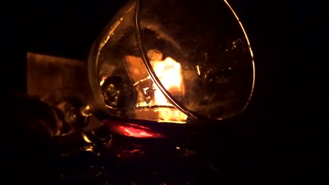 Glass and flame