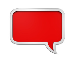 Speech Bubble Isolated