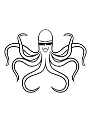 Squid oktopus funny cool sunglasses