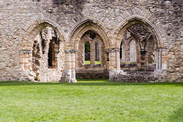 Fototapeta na wymiar Ruins of Netley Abbey B Cistercian monastery