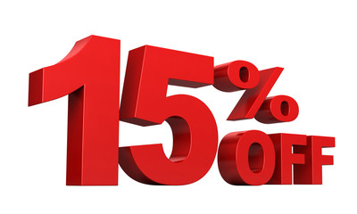 15 Percent Off