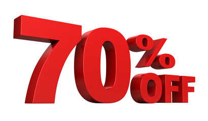 70 Percent Off