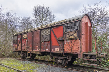 Fototapeta na wymiar Alte oldtimer Eisenbahn