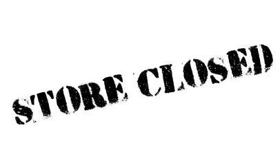 Store Closed rubber stamp. Grunge design with dust scratches. Effects can be easily removed for a clean, crisp look. Color is easily changed.