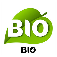 BIO leaf emblem