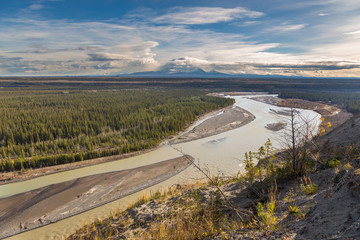 Fall in Alaska, Copperville, USA.