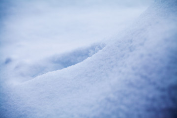 Fototapeta na wymiar Abstract snow shapes - snow texture 