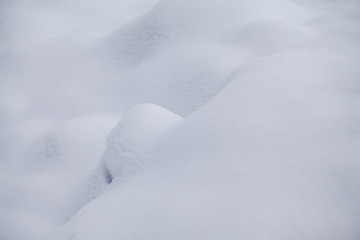 Abstract snow shapes - snow texture
