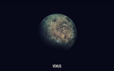 Venus. Elements of this image furnished by NASA