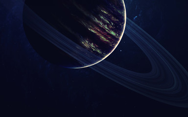 Cosmic art, science fiction wallpaper. Beauty of deep space. Billions of galaxies in the universe....