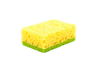Sponge isolated on the a white background