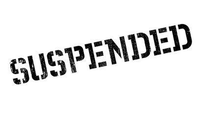 Suspended rubber stamp. Grunge design with dust scratches. Effects can be easily removed for a clean, crisp look. Color is easily changed.