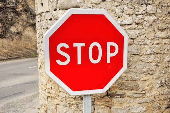 Stoppschild Verkehr