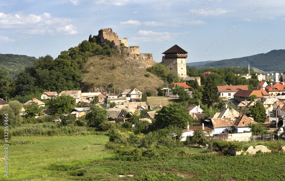 Wall mural filakovo castle from the 13th century, slovakia