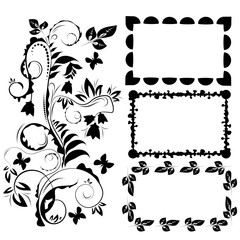Ornamental design elements and frames
