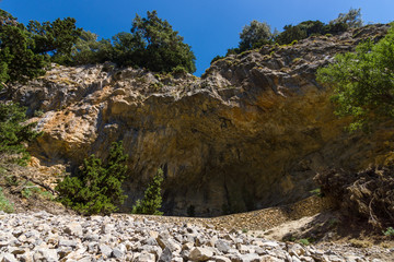 Rocks of Samaria Gorge. Crete. Greece.