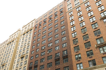 Fototapeta na wymiar new york apartments