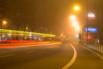 schönhauser allee berlin nachts im nebel schoenhauser allee berlin at night in the fog