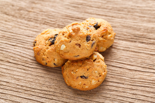 Homemade oatmeal cookies