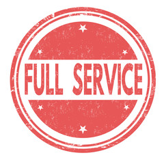 Full service sign or stamp