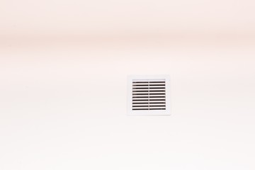 Close up of vent on the white wall