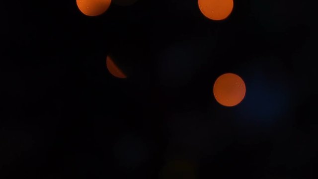Boke of garland on a Christmas tree
