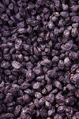Tasty dried plums as background