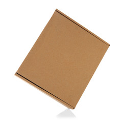 Cartoon box isolated on white