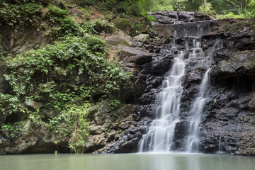 Fototapeta na wymiar Khao sam lan waterfall in Khao sam lan national park, Thailand