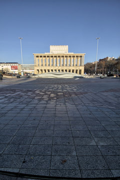 Fototapeta Teatr Wielki - Plac Dąbrowskiego - Łódź