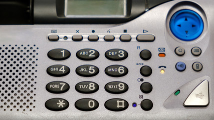 button landline phone with answering machine