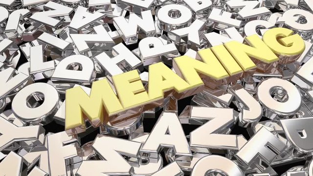 Meaning Secret Scrambled Message Letters Word 3d Animation